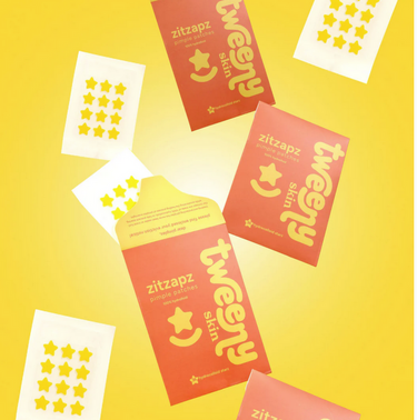 Zitzapz Yellow Star Pimple Patches 24 Pack by Tweeny Skin